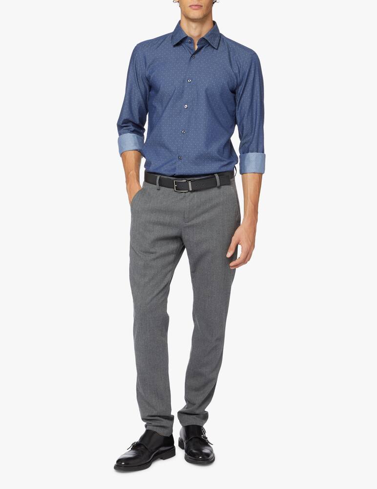 rinascente BOSS Camicia slim easy iron piping