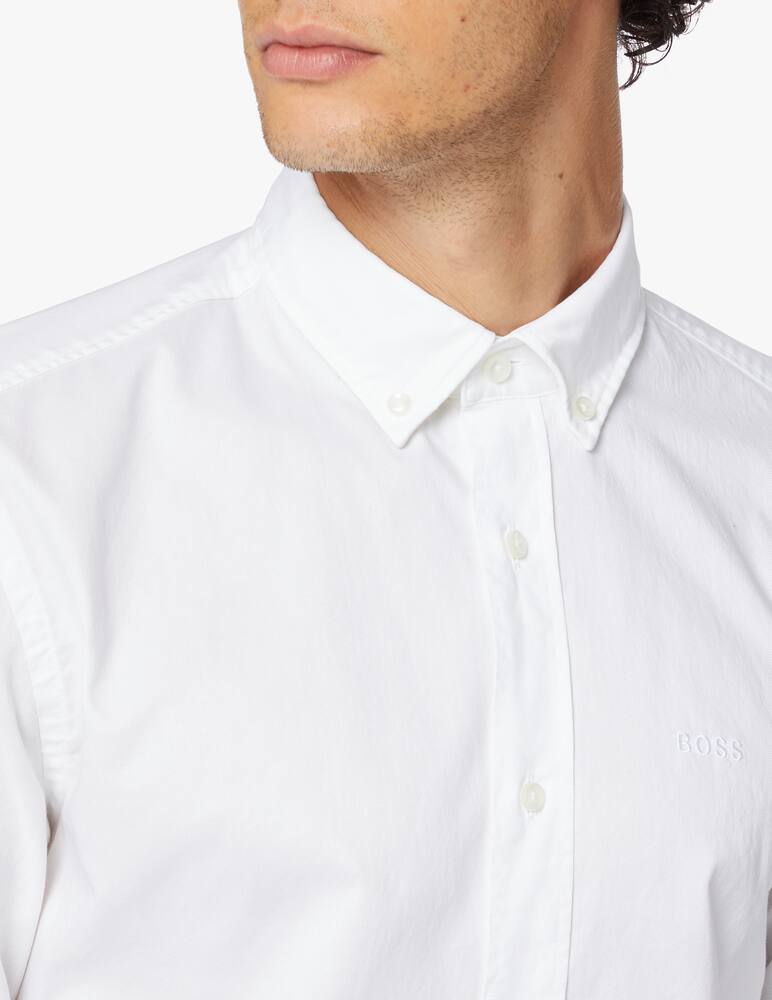 rinascente BOSS Washed oxford slim shirt