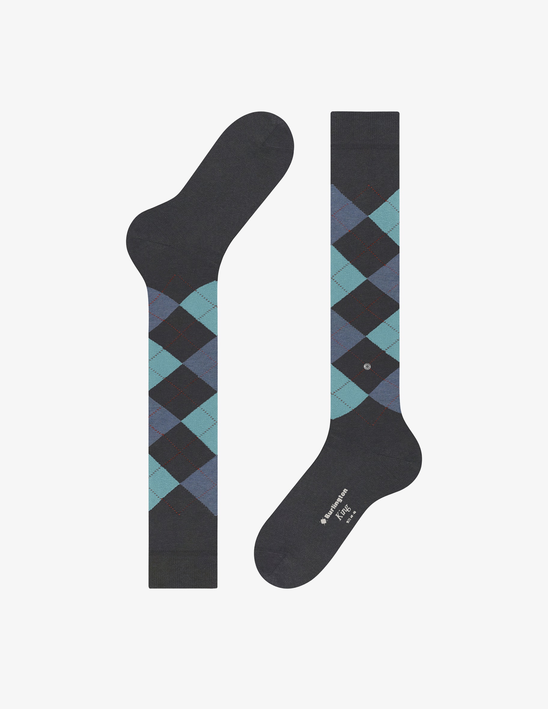 Burlington MULTI KING ONE-SIZE - Calze - dunkelblau hellblau/blu