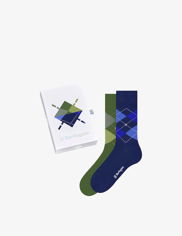 rinascente Burlington Argyle gift box socks