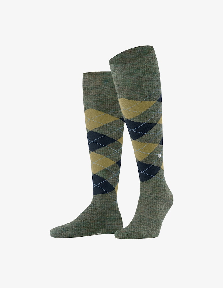 Burlington Edinburgh argyle knee-high socks - picture 1 Burlington Edinburgh argyle knee-high socks - picture 1