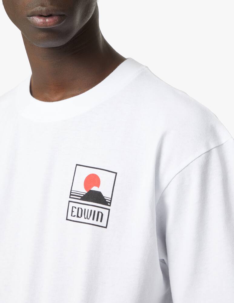 rinascente Edwin Sunset on mt fuji t-shirt - white