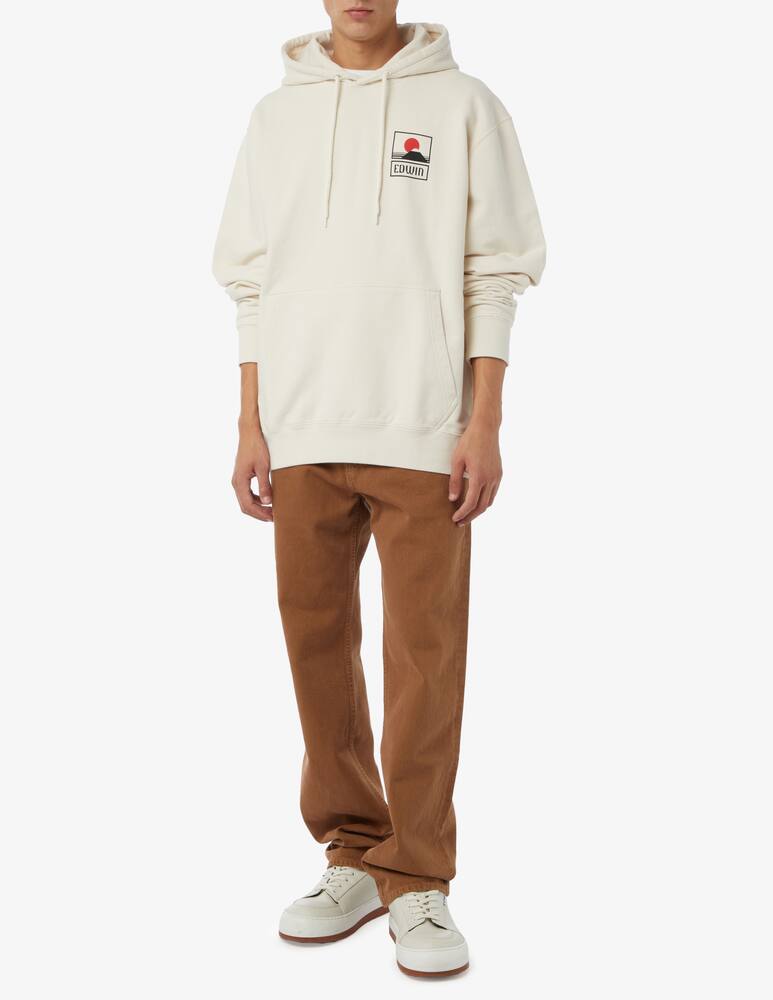 rinascente Edwin Felpa con cappuccio sunset on mount fuji