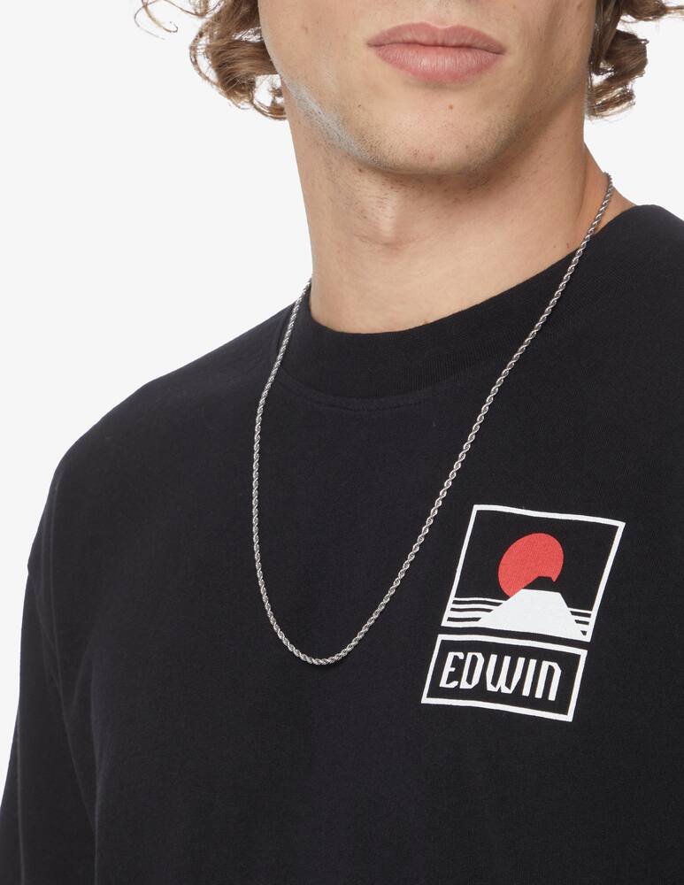 rinascente Edwin Sunset on mt fuji t-shirt - black