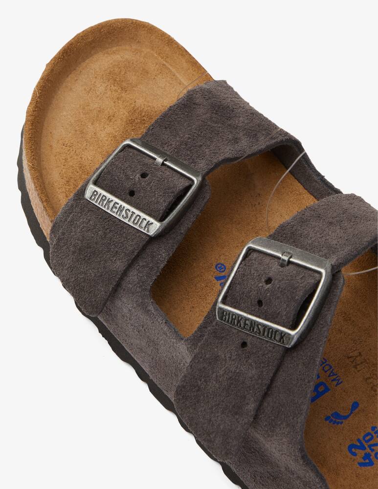 rinascente Birkenstock Ciabatte arizona in suede velvet grey 