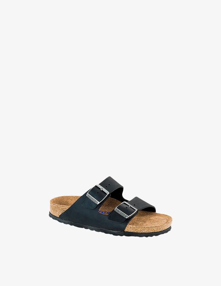 rinascente Birkenstock Arizona oiled leather flat shoes