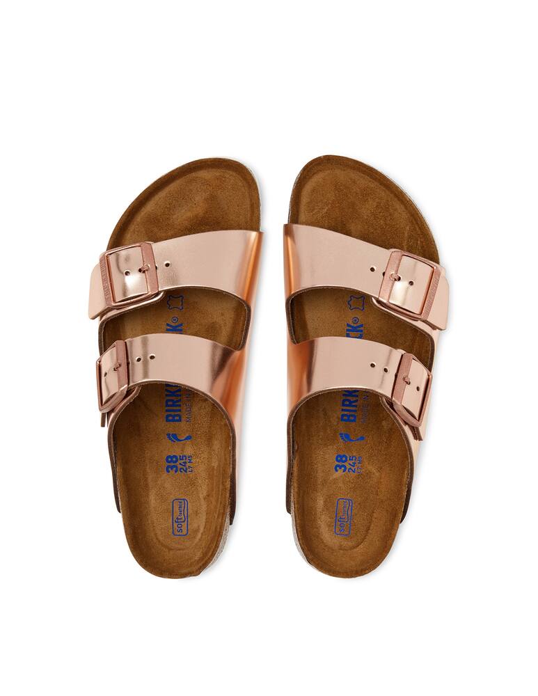 Birkenstock Sandali piatti Arizona in pelle - immagine 3 Birkenstock Sandali piatti Arizona in pelle - immagine 3