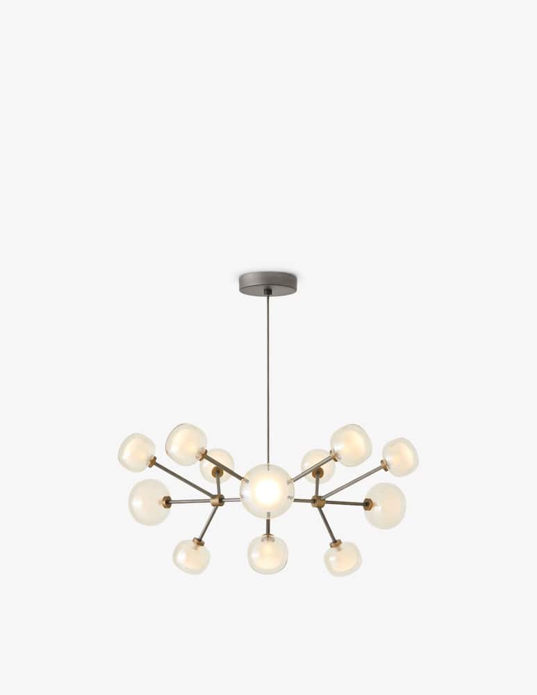 Tooy Lampada a sospensione Nabila 552.12 Led Vetro Champagne - immagine 2 Tooy Lampada a sospensione Nabila 552.12 Led Vetro Champagne - immagine 2