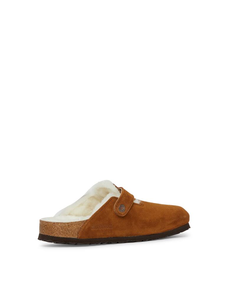 rinascente Birkenstock Sandali boston con pelliccia 