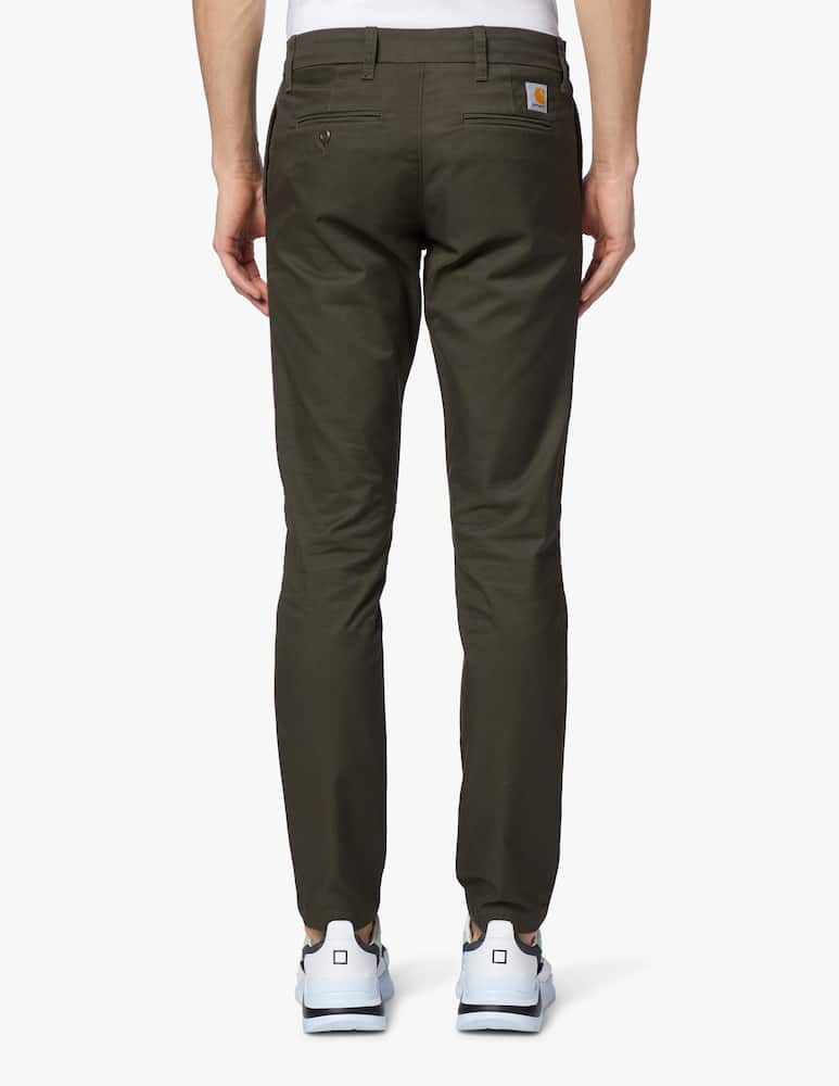 Carhartt WIP Pantaloni sid in cotone - immagine 2 Carhartt WIP Pantaloni sid in cotone - immagine 2