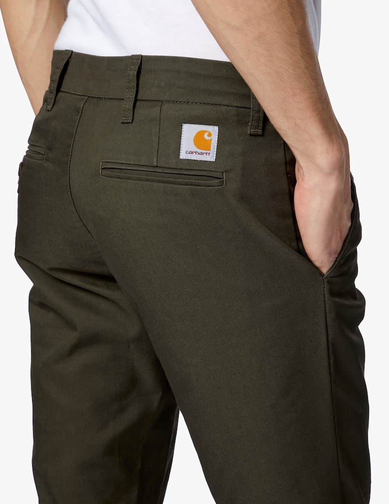 Carhartt WIP Pantaloni sid in cotone - immagine 3 Carhartt WIP Pantaloni sid in cotone - immagine 3