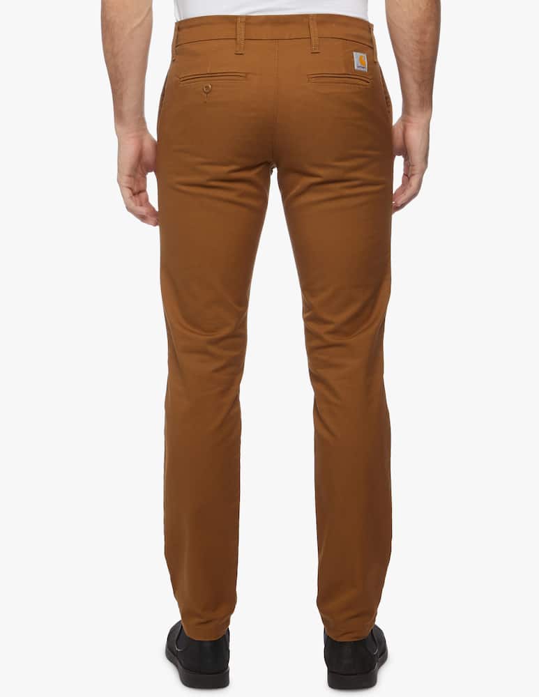 rinascente Carhartt WIP Pantaloni sid in cotone - marrone
