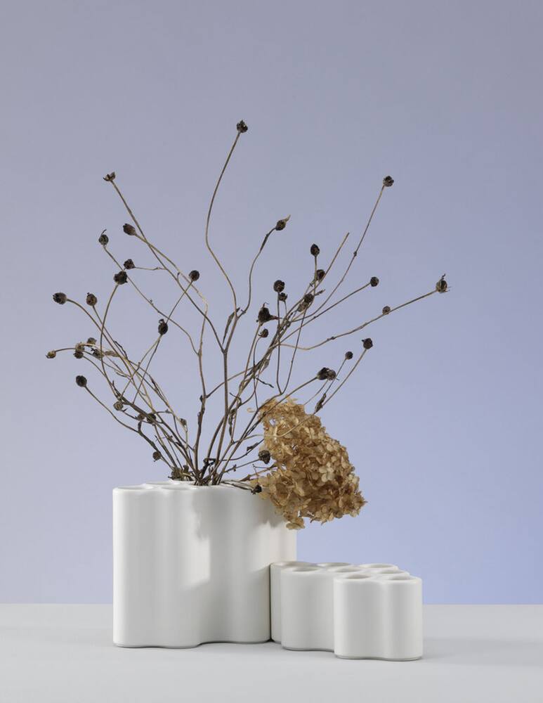 rinascente Vitra Nuage céramique medium vaso - Bianco