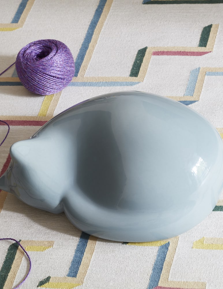 rinascente Vitra Resting Cat Blu Chiaro