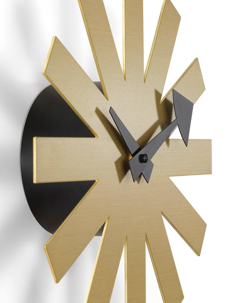 rinascente Vitra Asterisk Clock Orologio da parete - Oro