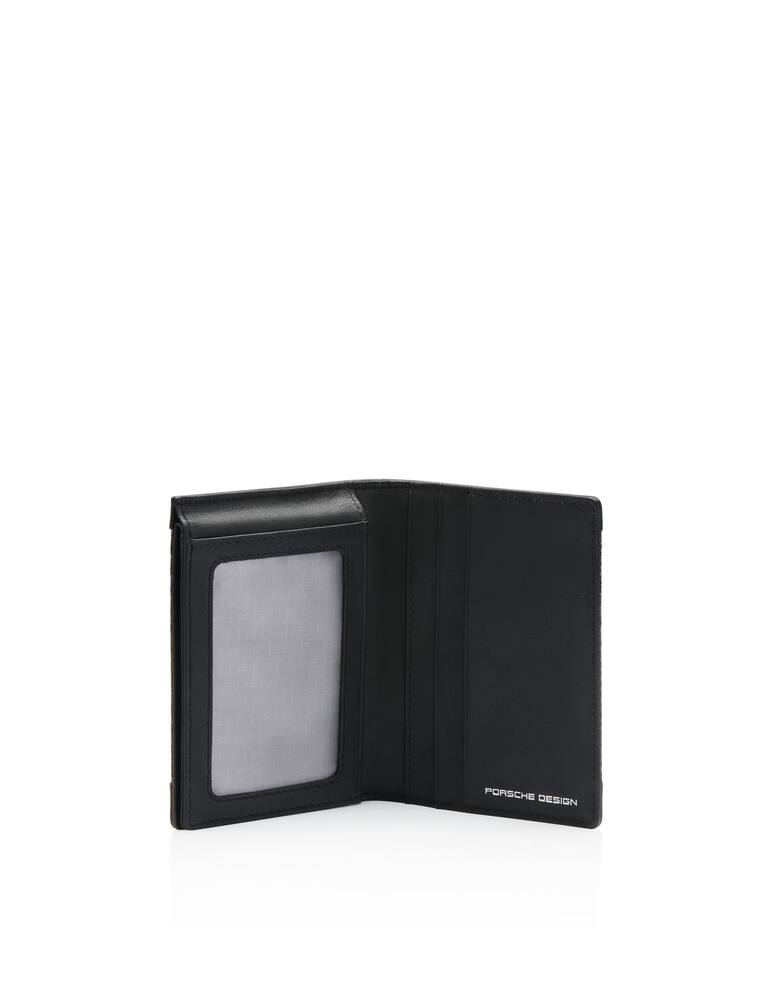 rinascente Porsche Design Carbon portacarte 6 cc fibra di carb. e pelle - Nero