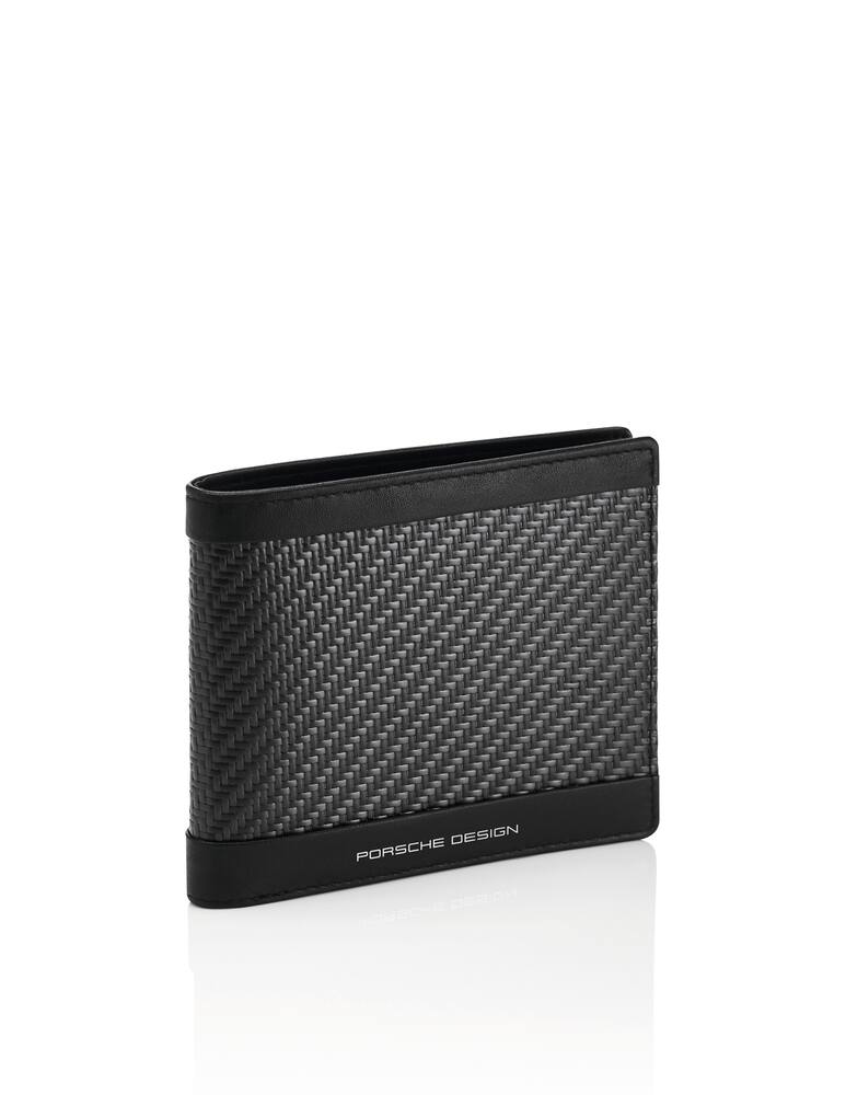 rinascente Porsche Design Carbon wallet 10 cc - Black
