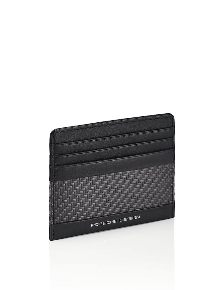 rinascente Porsche Design Carbon cardholder 6 cc - Black