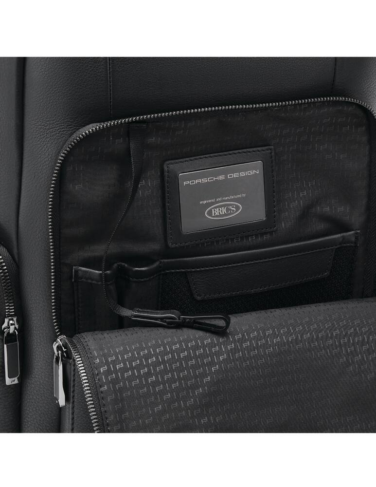 rinascente Porsche Design Roadster zaino in pelle s - Nero