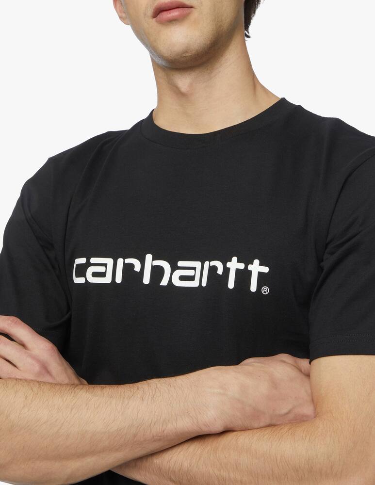 rinascente Carhartt WIP Maglietta script girocollo in cotone con logo 