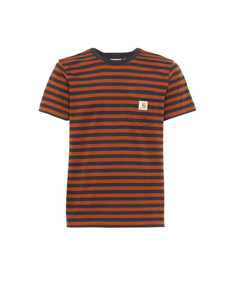 rinascente Carhartt WIP Parker pocket striped t-shirt