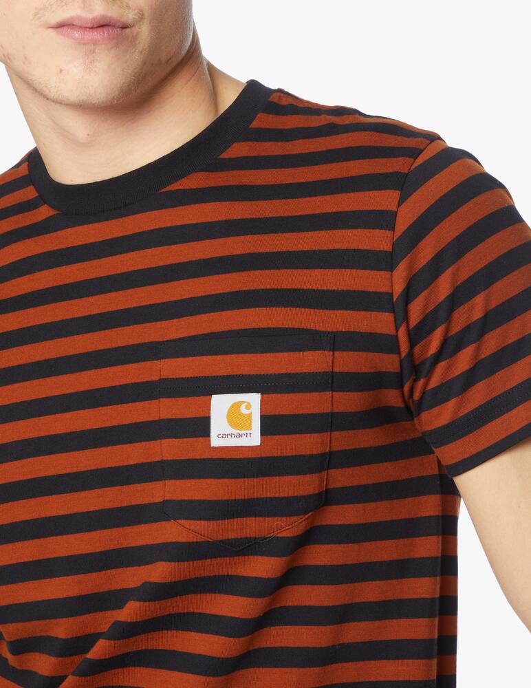 rinascente Carhartt WIP Parker pocket striped t-shirt