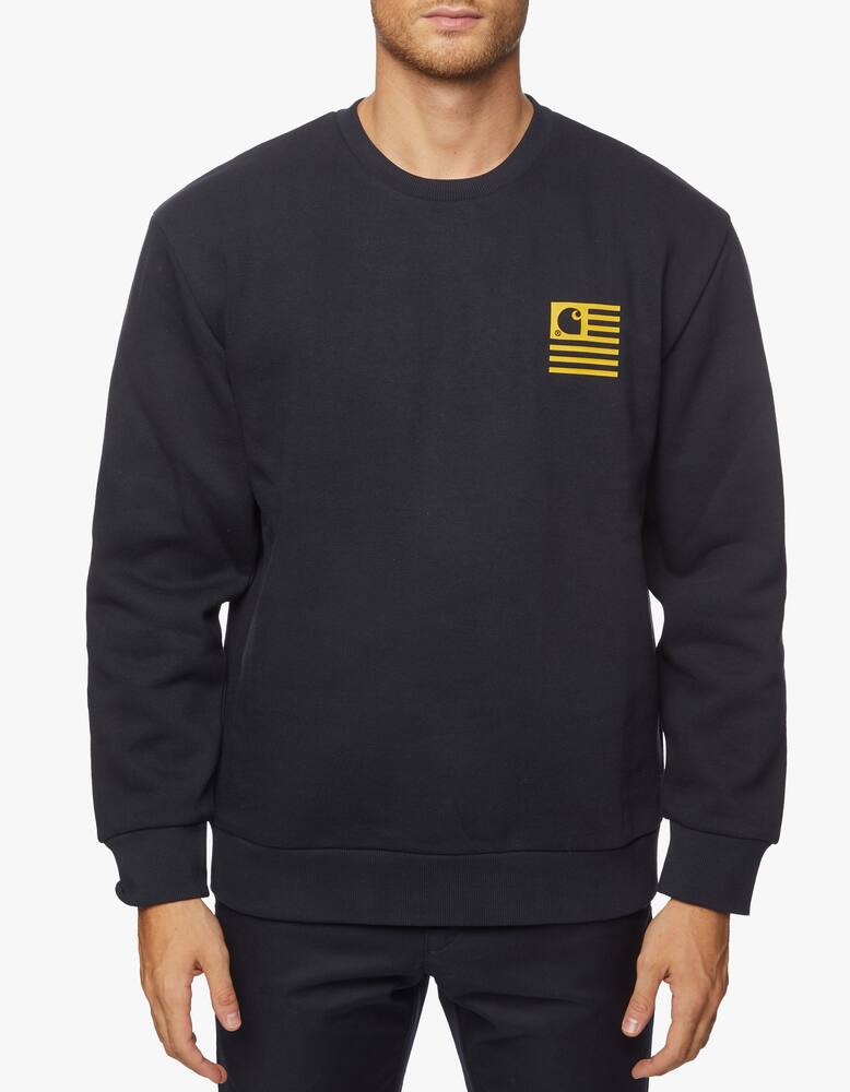 rinascente Carhartt WIP State flag crew neck sweatshirt