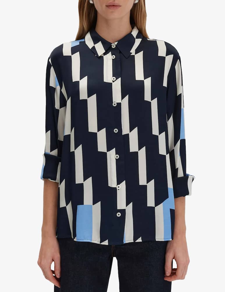 Someday Camicia geometrica Zinnova - immagine 1 Someday Camicia geometrica Zinnova - immagine 1
