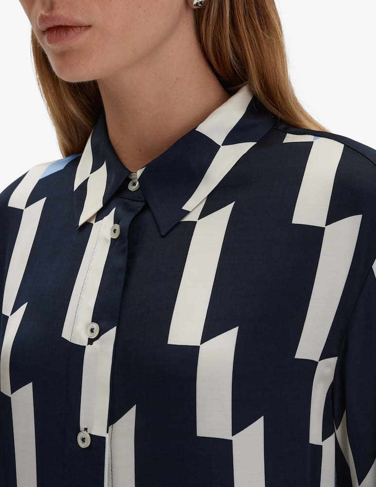 Someday Camicia geometrica Zinnova - immagine 4 Someday Camicia geometrica Zinnova - immagine 4