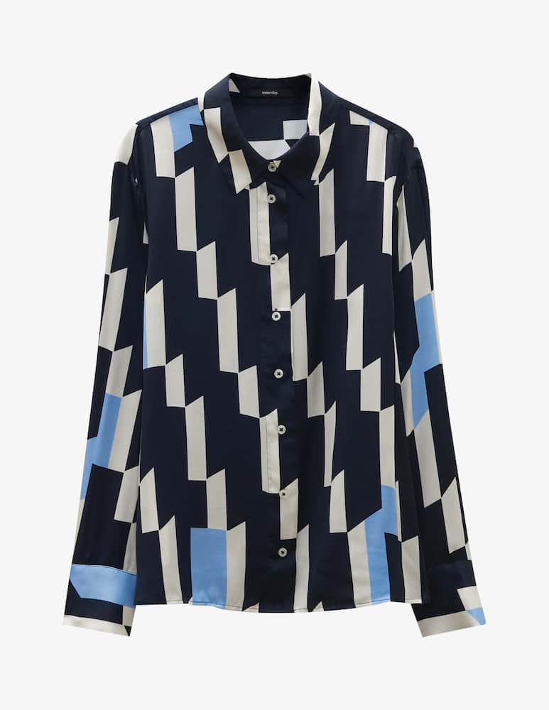 Someday Camicia geometrica Zinnova - immagine 5 Someday Camicia geometrica Zinnova - immagine 5