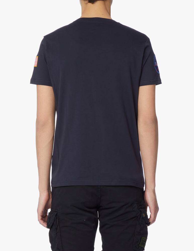 rinascente Alpha Industries Maglietta girocollo nasa - blu