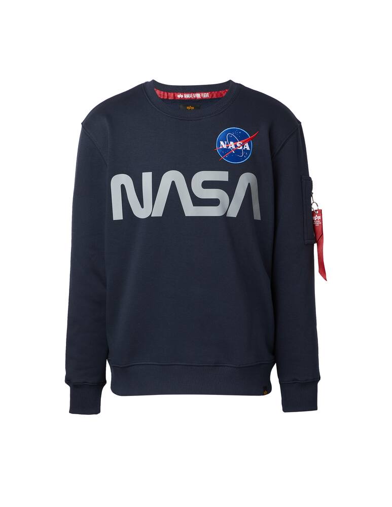 rinascente Alpha Industries Felpa girocollo nasa riflettente