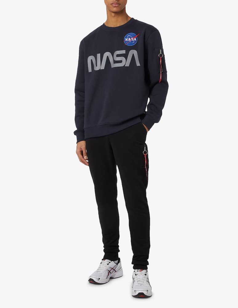 rinascente Alpha Industries Felpa girocollo nasa reflective 