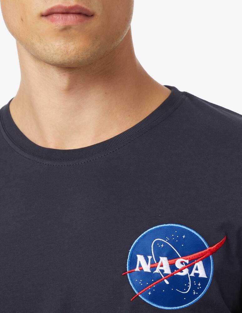 rinascente Alpha Industries Maglietta girocollo nasa reflective logo - blu