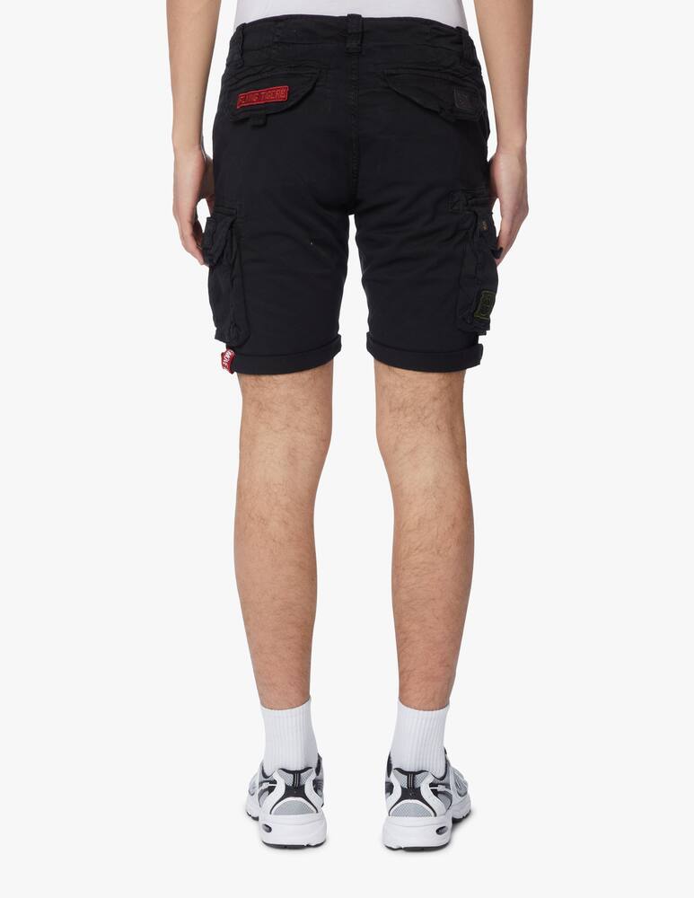 rinascente Alpha Industries Patch cargo shorts - black