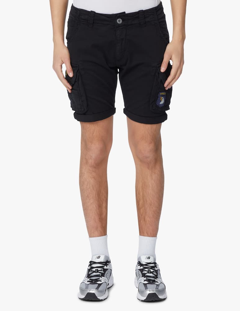 rinascente Alpha Industries Patch cargo shorts - black