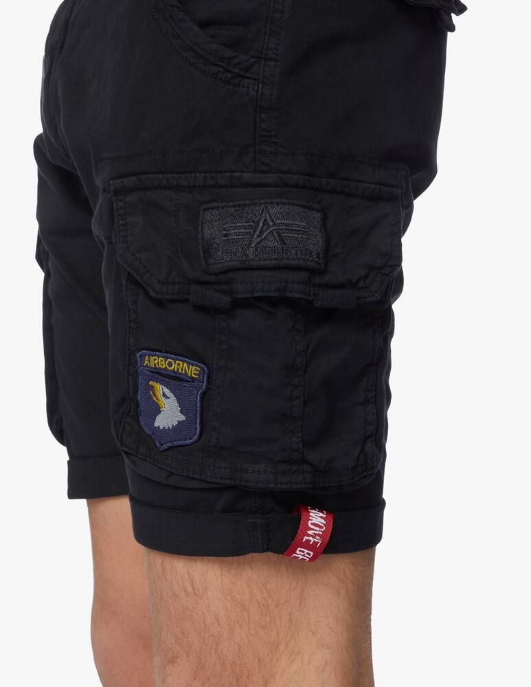 rinascente Alpha Industries Patch cargo shorts - black