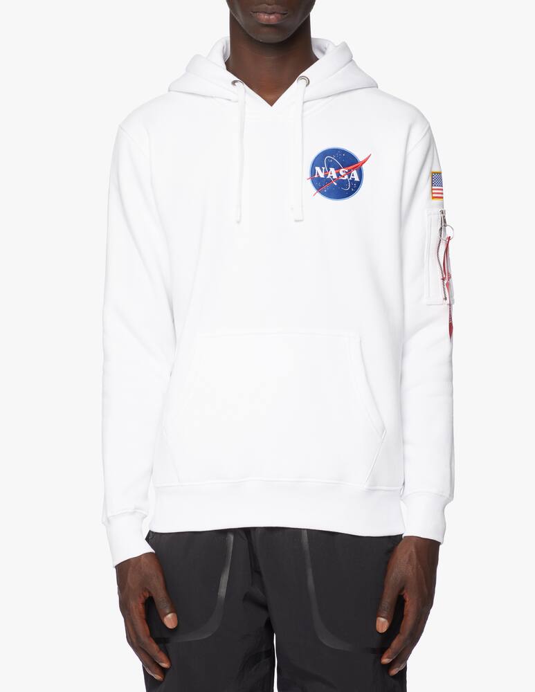 rinascente Alpha Industries Retro shuttle patch hoodie