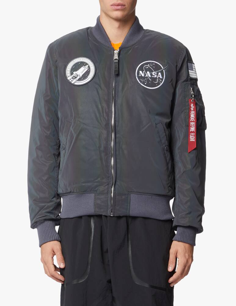 rinascente Alpha Industries Nasa patch reflective jacket
