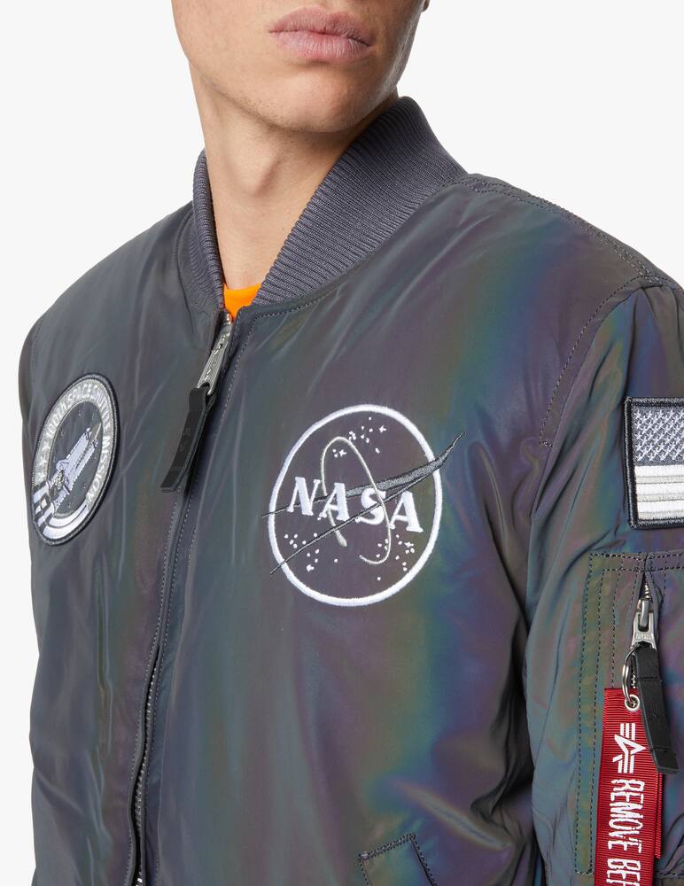 rinascente Alpha Industries Nasa patch reflective jacket