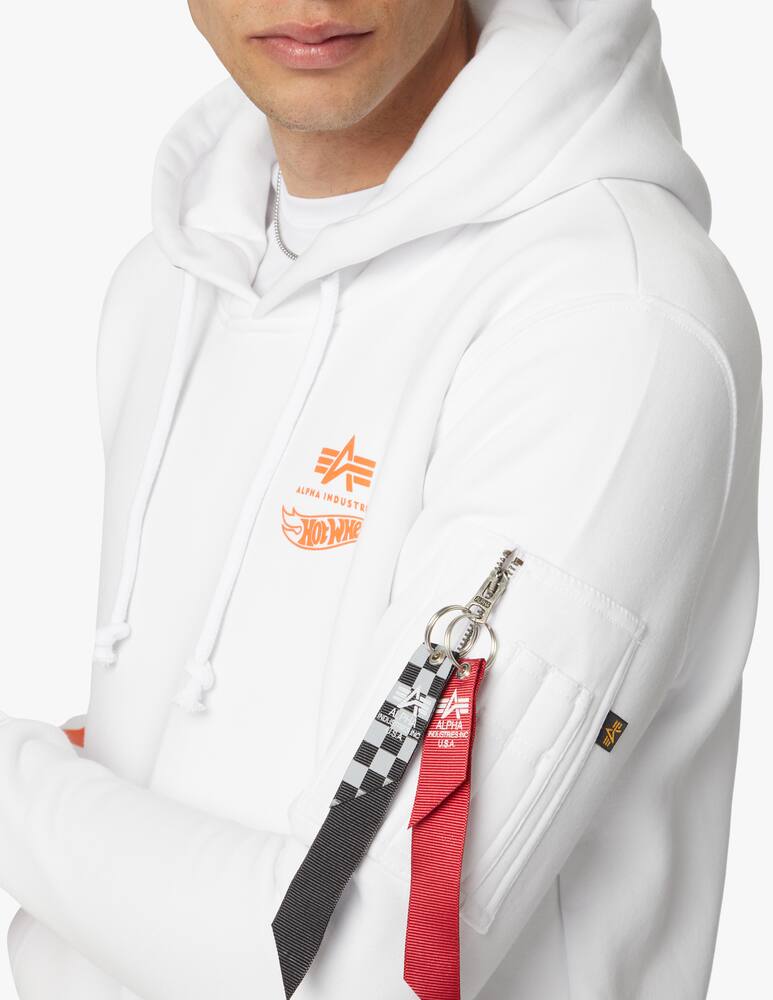 rinascente Alpha Industries Hot wheels flame hoodie
