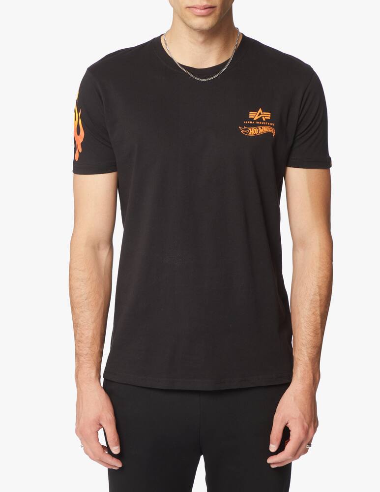 rinascente Alpha Industries Hot wheels flame t-shirt
