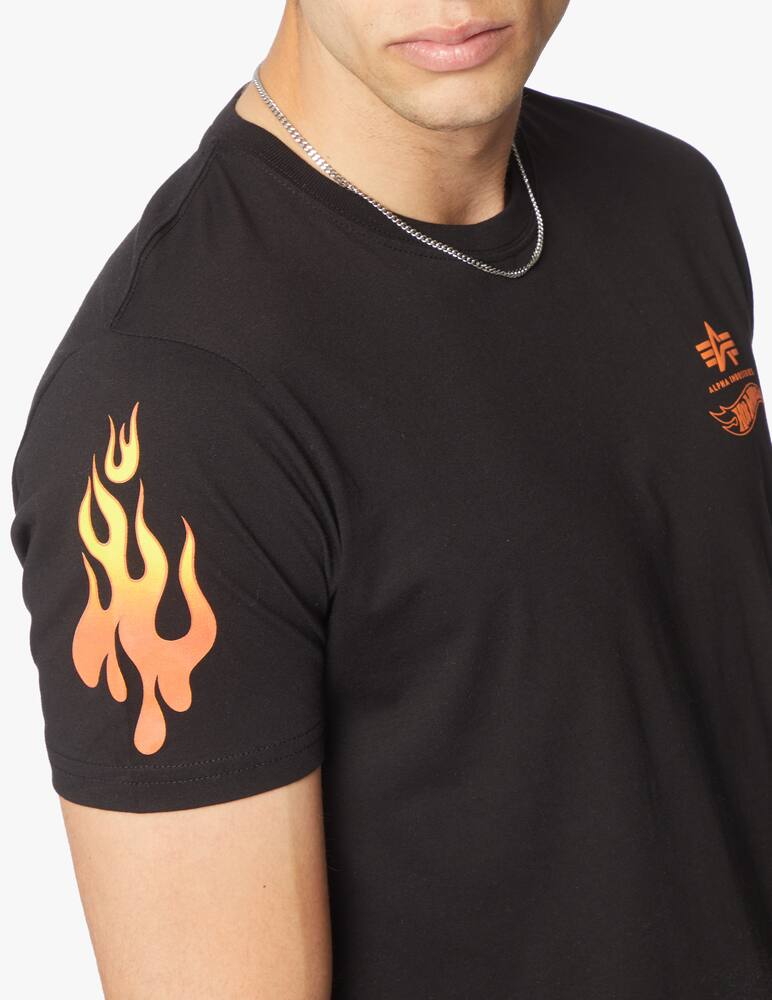 rinascente Alpha Industries Hot wheels flame t-shirt