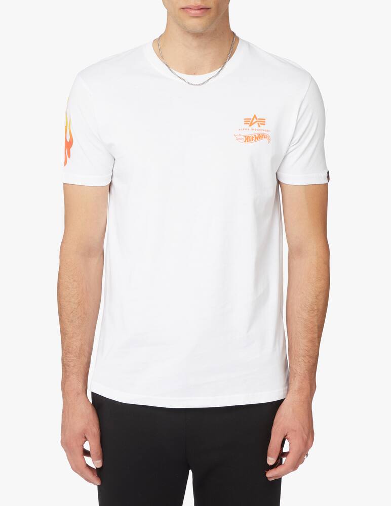 rinascente Alpha Industries Hot wheels flame t-shirt
