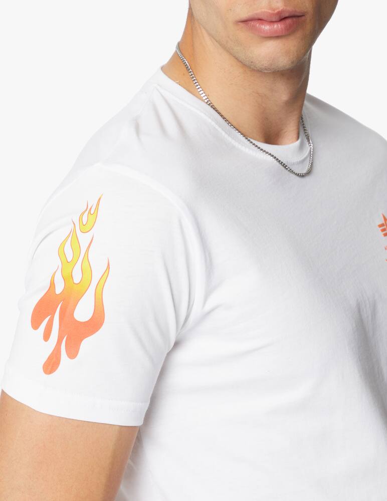 rinascente Alpha Industries Hot wheels flame t-shirt