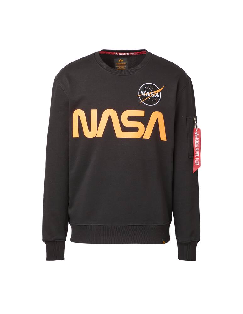 rinascente Alpha Industries Felpa girocollo nasa riflettente
