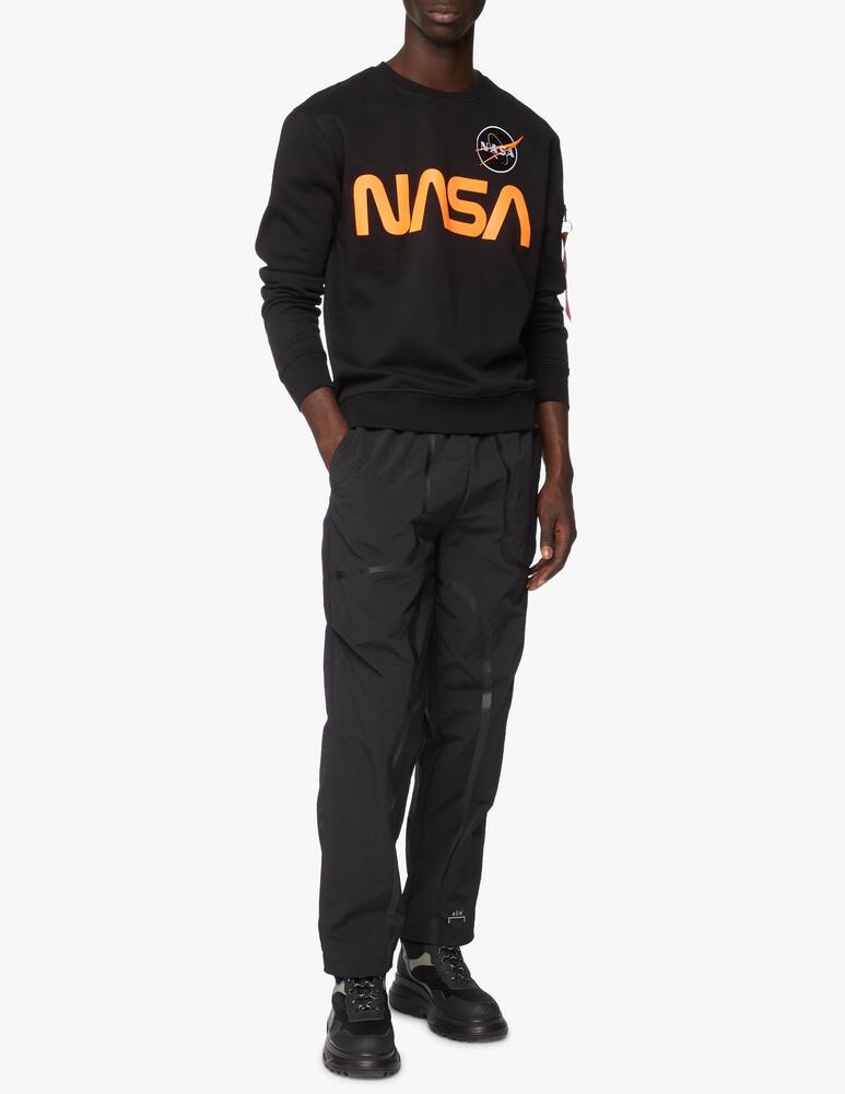 rinascente Alpha Industries Felpa girocollo nasa riflettente