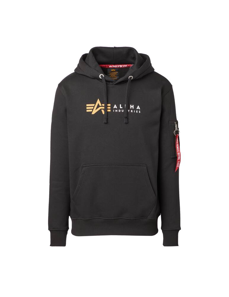 Alpha Industries Felpa con cappuccio basic logo tirante - Nero - immagine 1 Alpha Industries Felpa con cappuccio basic logo tirante - Nero - immagine 1