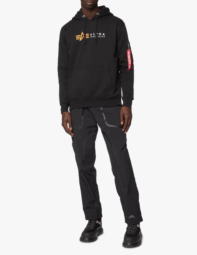 Alpha Industries Felpa con cappuccio basic logo tirante - Nero - immagine 2 Alpha Industries Felpa con cappuccio basic logo tirante - Nero - immagine 2