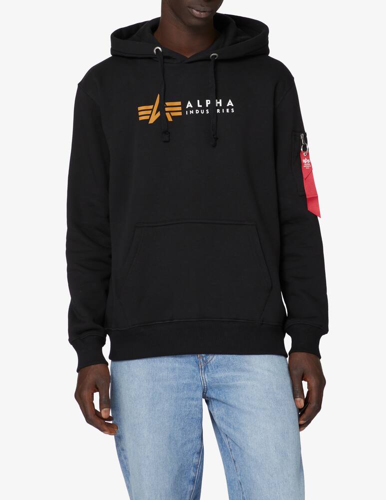 rinascente Alpha Industries Basic logo hoodie - Black